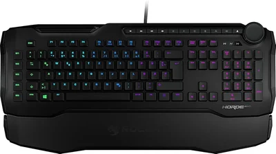 Roccat Horde AIMO Membranical RGB Gaming Tastatur (AIMO LED kabelgebundene Gaming Zubehoer Produktbild